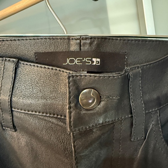Joe's Jeans Black Lambskin Jeans - Picture 3 of 8